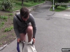 Watch this hot dude take a raw load after a wild Molten Homosexual condom-free fuck