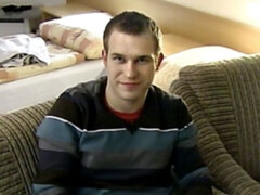 Horny dude has to take a facial after raw ass fucking