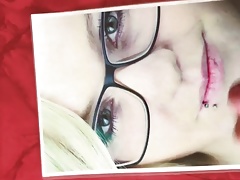 Cum Tribute to hot friend Tatjana 2