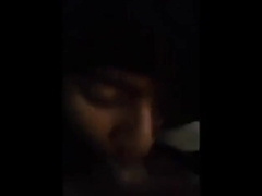 Sucking off a guy I hooked up with