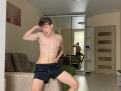 Cute boy with big cock