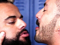 Tanned muscular lad is getting fucked by a zealous Latino