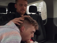 Car blowjob with Calhoun Sawyer and his GF