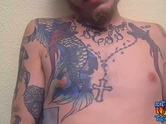 Masturbated, jerk of, straight thug