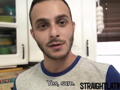 Straight latino paid for gay breeding service by pervert