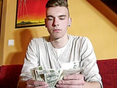 Brunette guy wants to worship balls and take dick deep