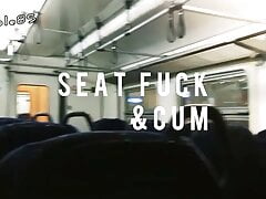 Seat fuck & cum