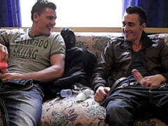 Fleshlight foreplay leads to a great handjob