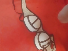 Cum on Cousins stolen bra