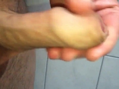 Homemade video of a foreskin-loving amateur guy getting his dick sucked and foreskin trimmed