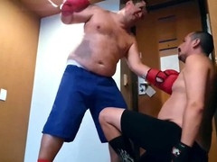 Fat bears, gay wrestling domination, bear man