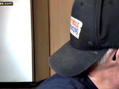 Mature gay bottom gets fucked by gloryhole date after sucking