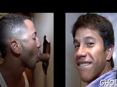 Throat plow thru a gloryhole