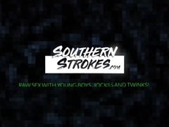 SOUTHERNSTROKES Corey Law Deep-throats Lollipop Before Romping Outdoors