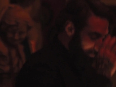 Staghomme Businessmen Apolo Adrii, Charlie Cherry share a slave fellow