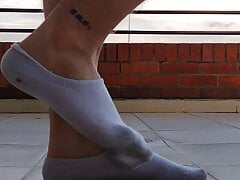 Big feet un public