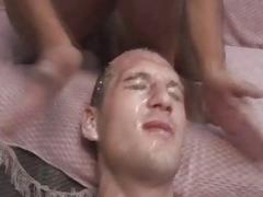 Stud gets the ass drilled then the face covered in jizz