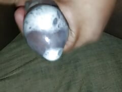 Rough Handjob with a used Condom and Cum