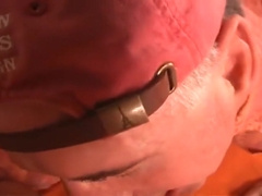 I met this str8 married bus driver while he was on a break in the park.