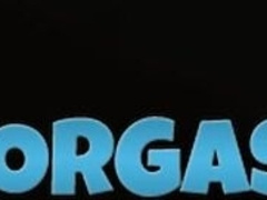 Novice twink Aaron Slater showing off his sexy feet while stroking his cock