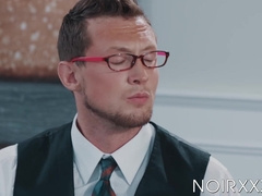 Sexy nugget Trelino will surely get into college after his remarkable blowjob to my dick