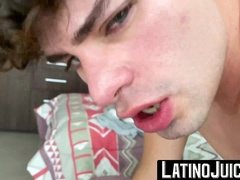 LatinoJuice.com - Curly twink Joe Dave suffers from extensive ass pounding from Igor Lucious