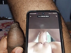 Vinz watching fucking in mobile and  did masturbation