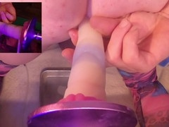 Sensual anal pleasure with dripping jizz and an explosive night