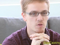 Nerdy Wolf Blows Agent At Gaycastings