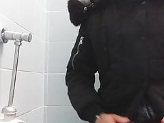 Pissed in the public batroom after i squeeze it  a hospital