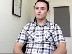 Chubby dude with a phat butt fucked on all fours