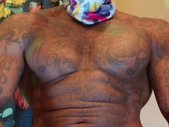 Hallelujah Johnson in "Tales From The Crypt" worships the massive BBC (Big Black Cock)