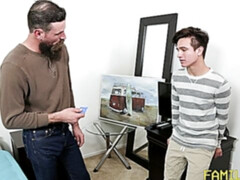 Family fucking session with Max Ferro and Josh Hunter