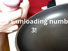 Watch me cum 29 TIMES on a black pan!