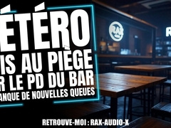 A heterosexual boy ravages a shirtlifter stud in a club wc in public