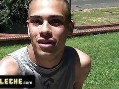 Latina Leche - Amateur Young Latino Boy Meets Stranger In The Park