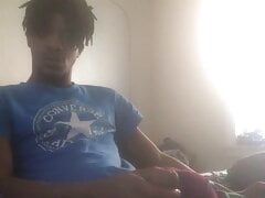 Tj legs up balls hang masturbating