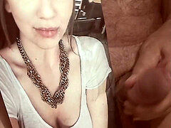 Tribute for kummloverr - jizz shot on face and knockers