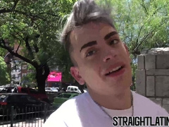 Hot Latino bottom picked up and stuffed with bare dick