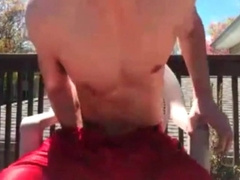 Caught on balcony4444