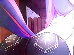 Cum Tribute - Twilight Sparkle (MLP FiM) in booty jeans
