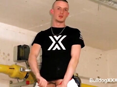 BullDogXXX - Scally gay lad Joe gets hard