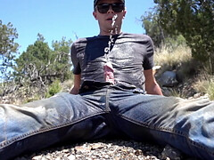 Pissing my jeans and getting muddy at an abandoned mine