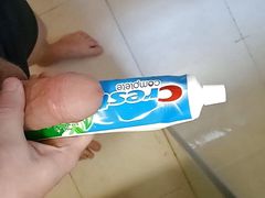 I wanted to fuck toothpaste with my big dick, but what)?