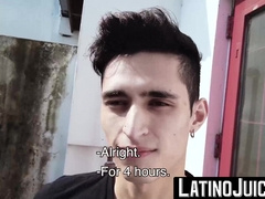 I painted my luscious gooey cum on twink punk Sonnys horny mouth 2