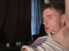 Real kissing and riding in a hot porn movie