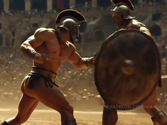 Gladiators Shag And Deep-throat by ManyAMan