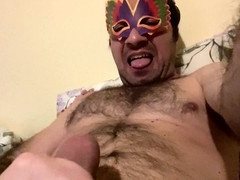 Uncut cumshot hairy, wild daddy bear, hairy belly cum