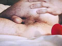 I cum with my toy in my ass