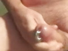 Big load with a Pierced Cock